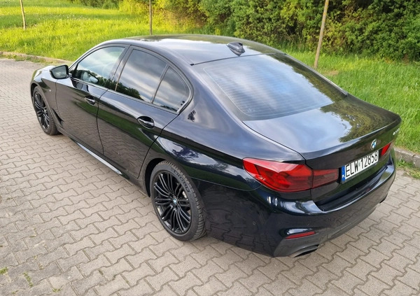 BMW Seria 5 cena 142900 przebieg: 125000, rok produkcji 2019 z Kcynia małe 596